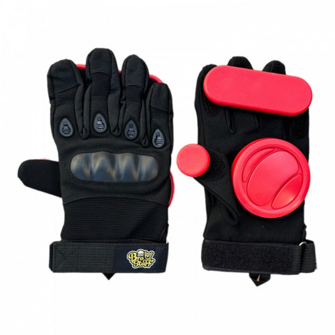 Перчатки со слайдерами для лонгборда BroStuff Black Sliders Red M Перчатки со слайдерами для лонгборда BroStuff Black Sliders Red M