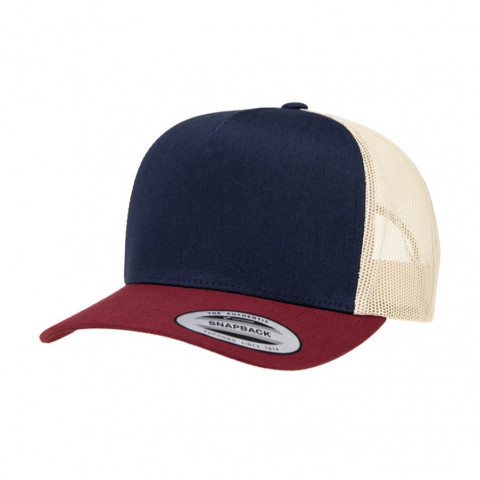 Кепка FlexFit 500MLT - Cardinal/Navy/Beige Кепка FlexFit 500MLT - Cardinal/Navy/Beige