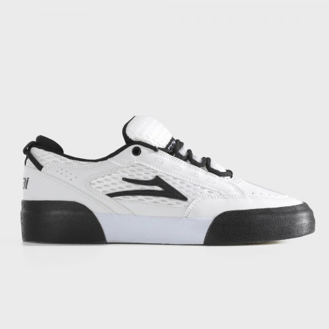 Кеды Lakai Payload White Leather Black 7.5us Кеды Lakai Payload White Leather Black 7.5us